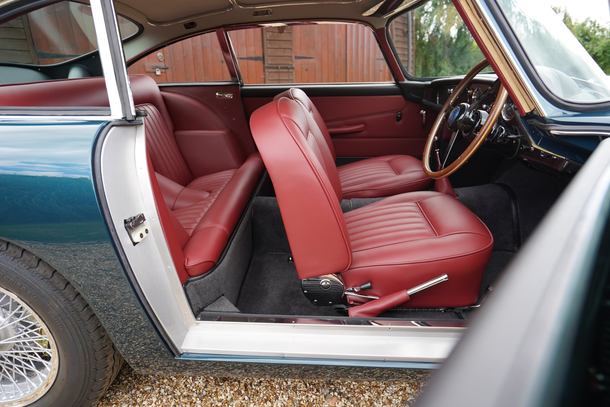 from outside full car door open